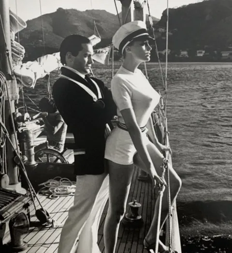 Helmut Newton 1975 photo at Cannes for French Vogue