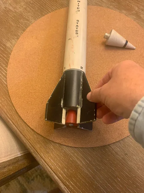 1950’s Jupiter C rocket mock up