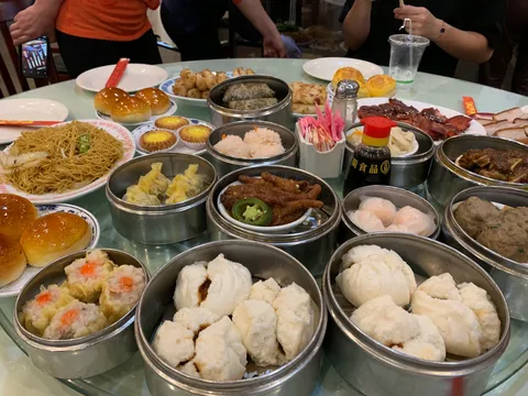 My dim sum spread
