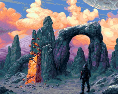 Pixel art picture “Another World”