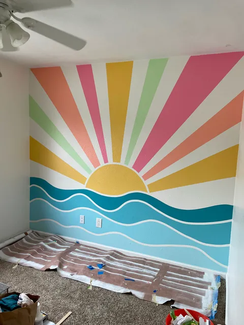 Nursery mural done!