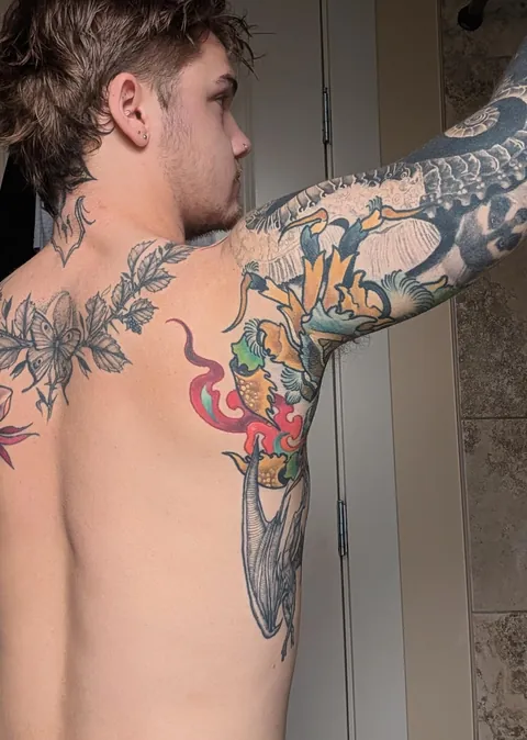 Fay young, The Fall Tattooing, Vancouver BC Canada.