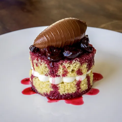 Chocolate, Cherry &amp; Almond Cake