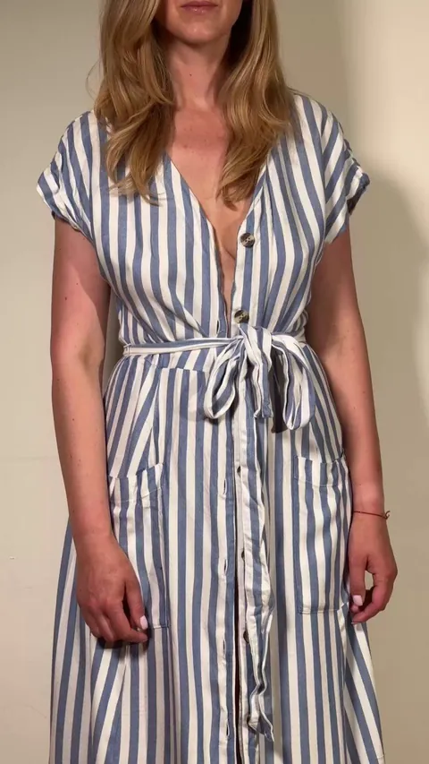 I wish you were pleasantly surprised by what you saw under my dress