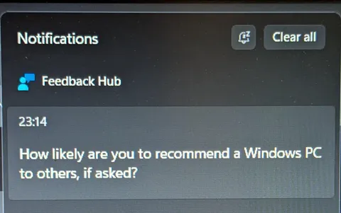 I will never bring up windows in my conversat- OH, IF ASKED
