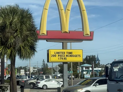 This McDonalds is selling 200-piece nuggets for $79.95.