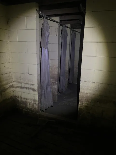 Creepy church camp showers