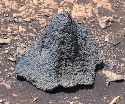 Interesting rock imaged recently by the Mars Perseverance Rover on Sol 1585