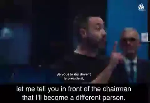 De Zerbi to Mason Greenwood after Marseille’s 3-0 loss to PSG last season: "Let me tell you in front of the chairman I'll become a different person. For me, football is social redemption. I've lost my family to football, Mason. Do you understand? I'm ready to lose it all. The chairman is a witness