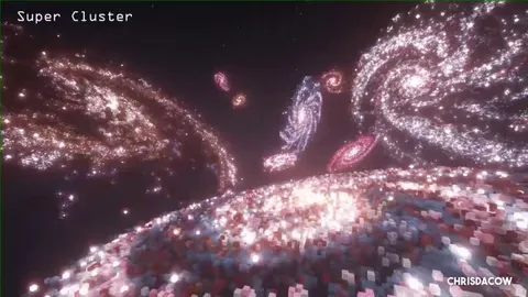 Teenager Christopher Slayton built the "entire known universe" in Minecraft. 