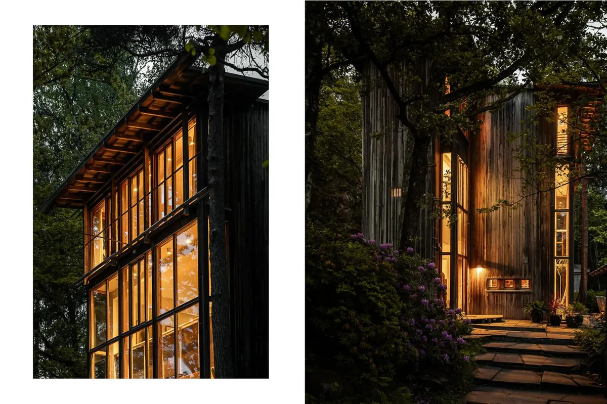 Villa Langlia near Oslo, Norway, by Architect Bjørn Hovstad