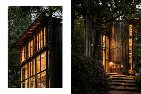 Villa Langlia near Oslo, Norway, by Architect Bjørn Hovstad