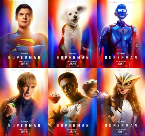 New Character Posters for 'Superman'