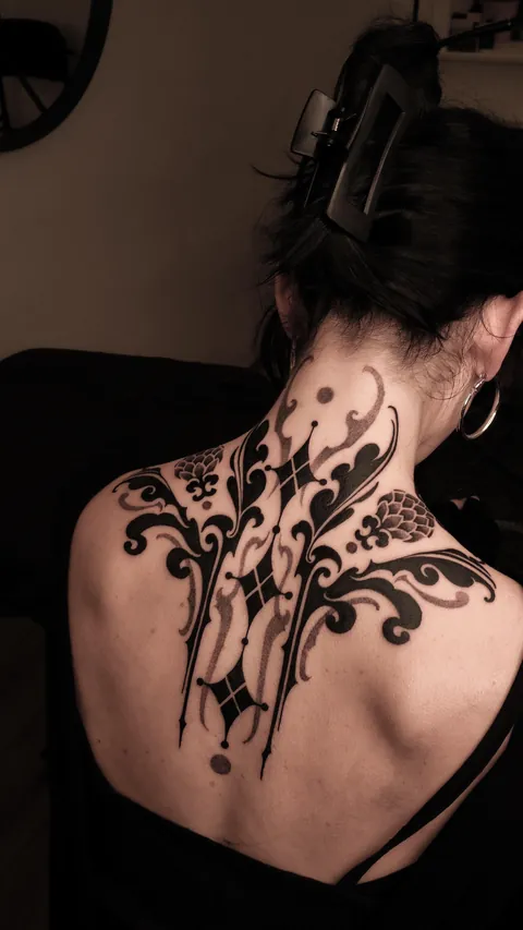 back tattoo done by me @inkstasia based in Poland