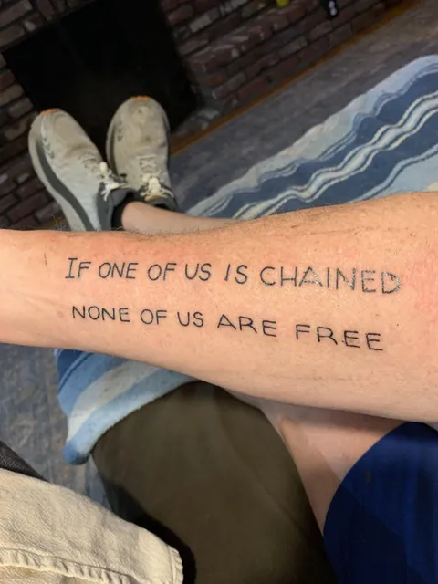 First tattto at 65...