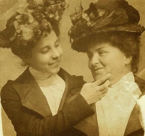 Some photos of people smiling and having fun during the Victorian Era (late 1800s)