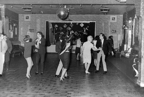 The Beatles play for 18 people at the Aldershot Club, a year and a half later they became superstars, December 1961.