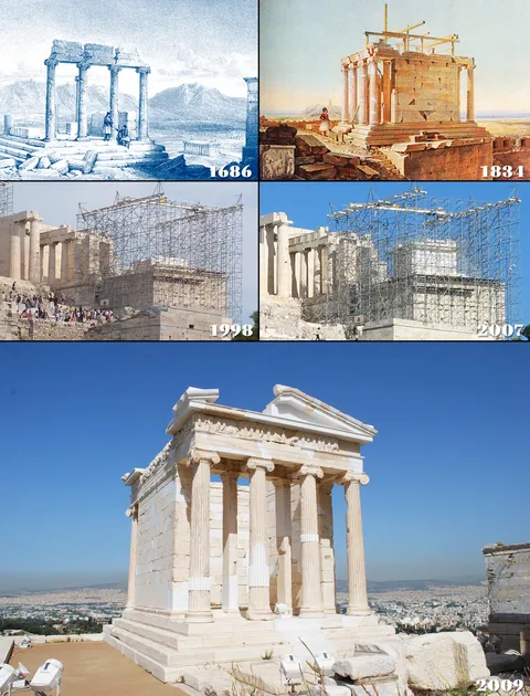 Temple of Nike newer than your parent's old pair of Nike in the closet