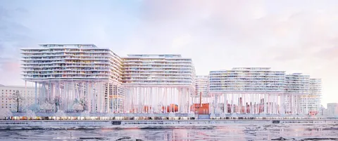 What do you think about this unorthodox solution — buildings ‘lifted up in the air’? Badaevskiy Brewery redevelopment by Herzog &amp; de Meuron