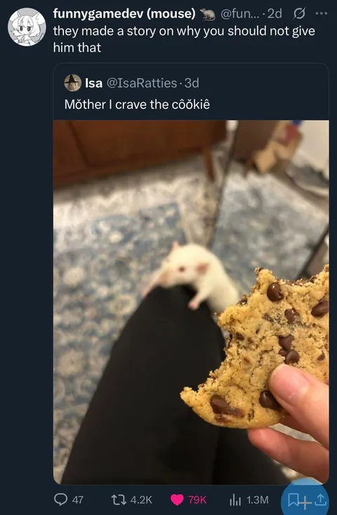 "Mother, mae I haff coökie?"
