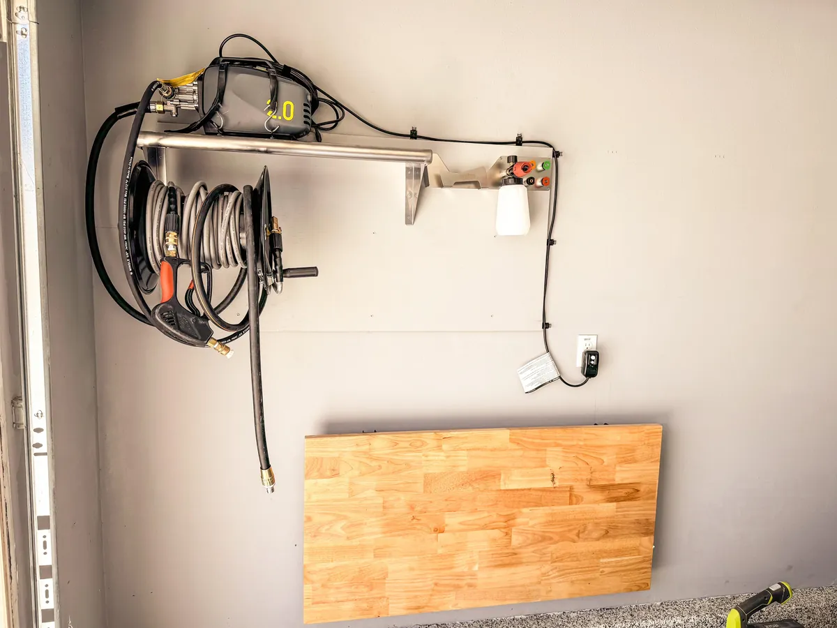 Doing the best I can with a two car garage.