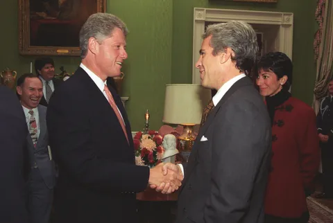 Clinton, Epstein, Maxwell inside the White House in 1993