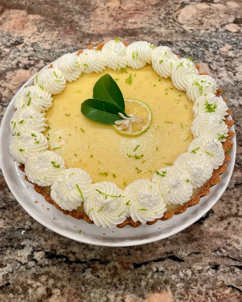 Made a tart from a key lime tree I grew from seed 9 years ago.