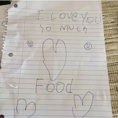 [OC] The note my daughter left after she tried lobster for the first time