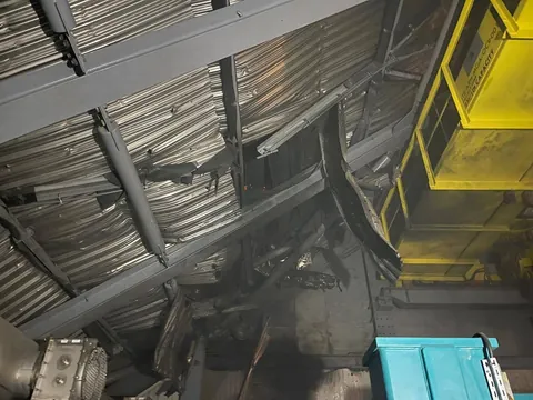 14.02.2025, russian dron strike on chernobyl nuclear power plant sarcophagus result