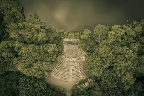 Derelict Amphitheatre last used in the 90s