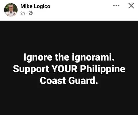 Barefoot general Mike Logico - Support YOUR Philippine Coast Guard