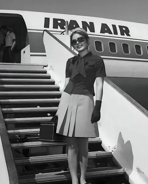 Iran Air stewardess in the 1960s