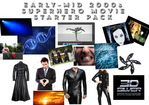 Early-Mid 2000s Superhero Movie Starter Pack