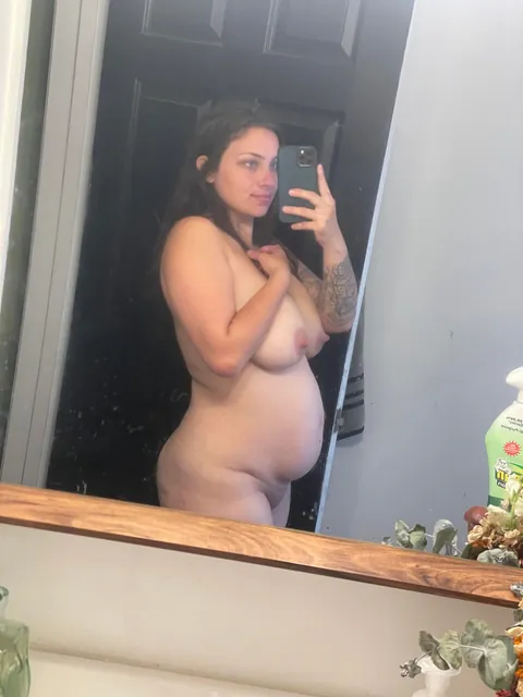 Pregnant and veiny