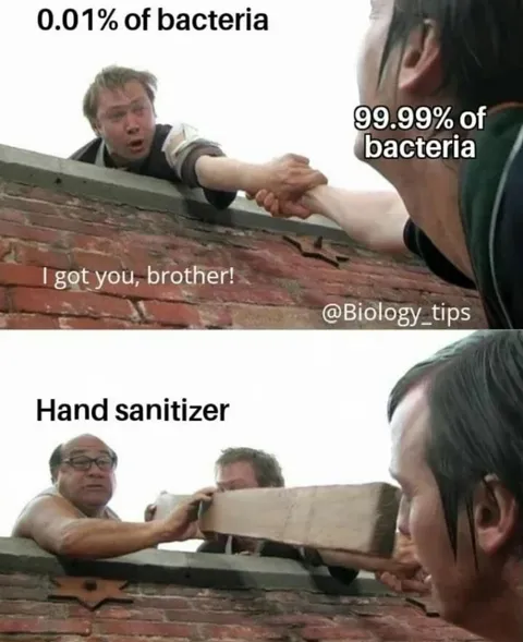Why there is not any hand sanitizer which kills 100% bacteria? Why 0.01% of germs 🦠 always left alive?