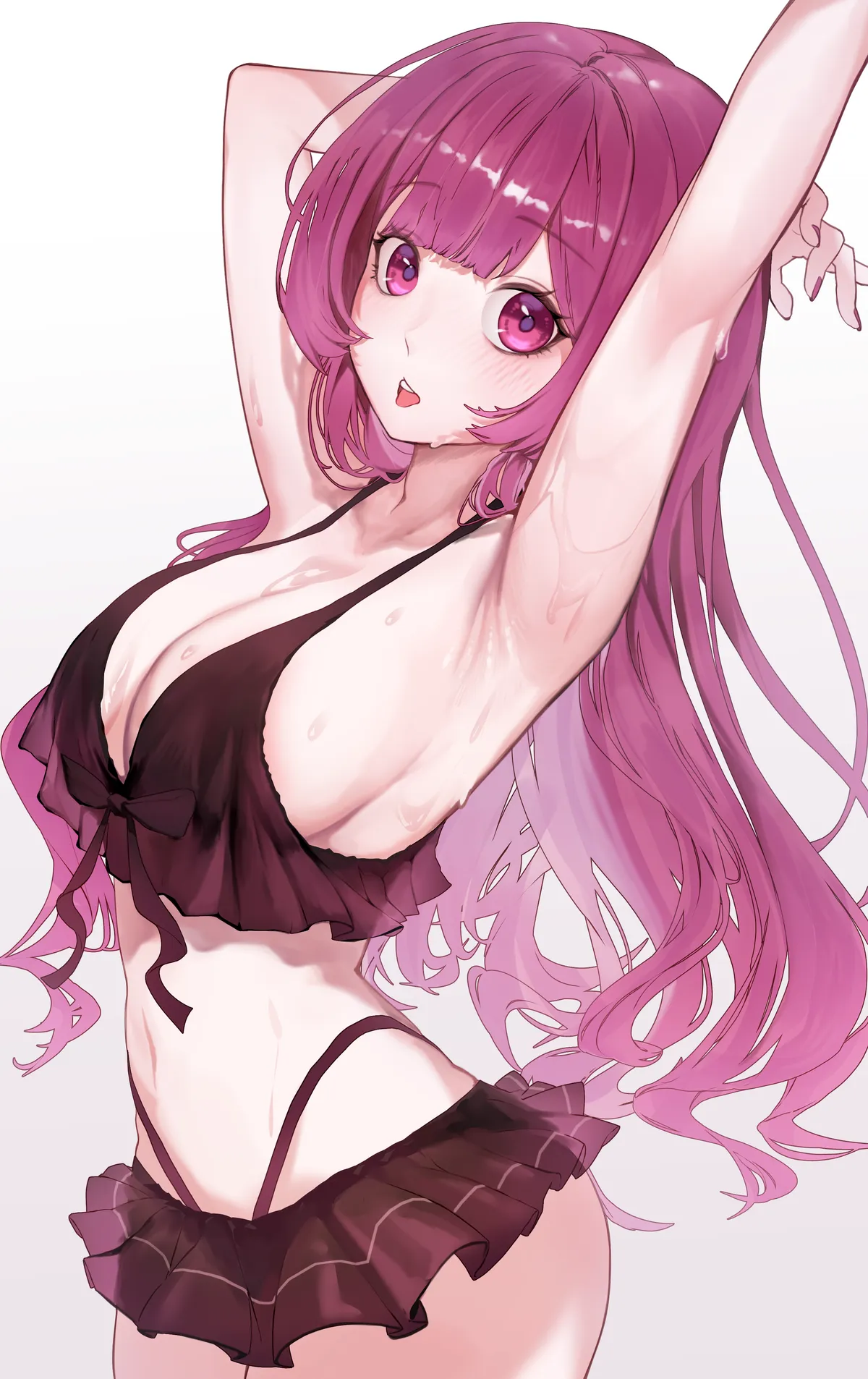 Arms up for our pleasure