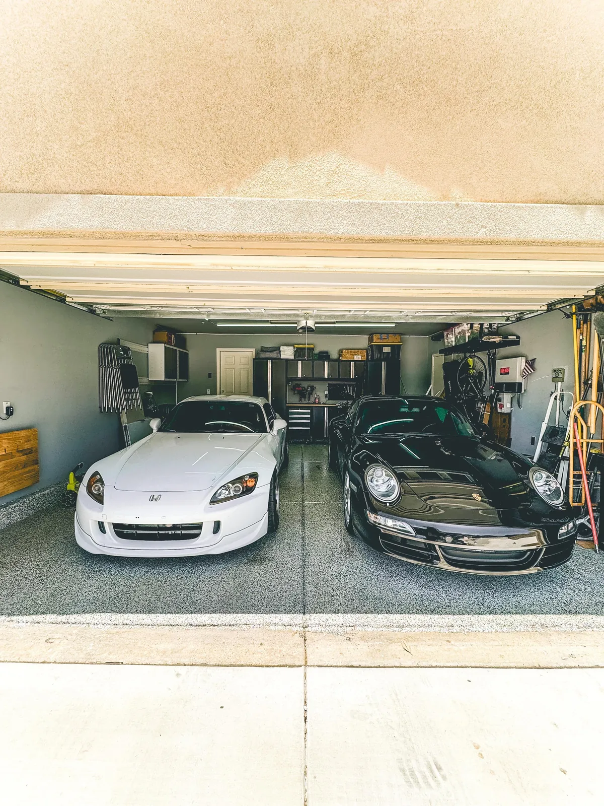 Doing the best I can with a two car garage.