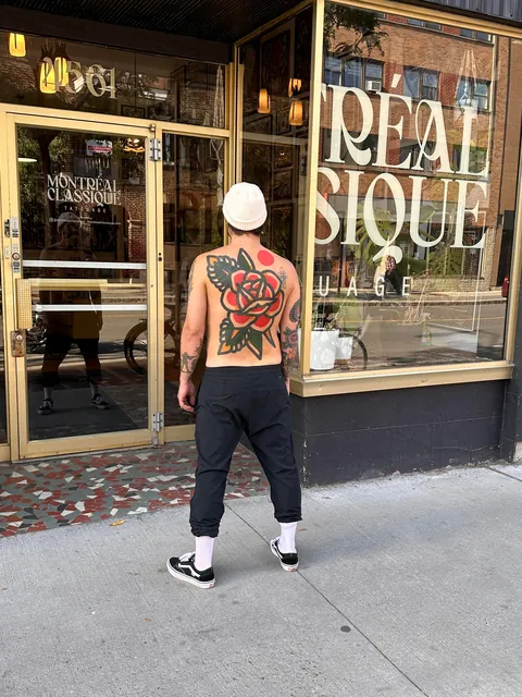 Bold Rose Backpiece by @JitanForcier at Montréal Classique