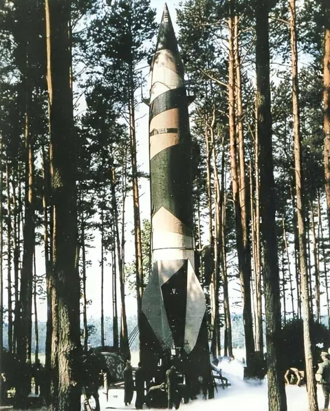 German V-2 Rocket (Vergeltungswaffen-2) in Blizna, Poland (1943)