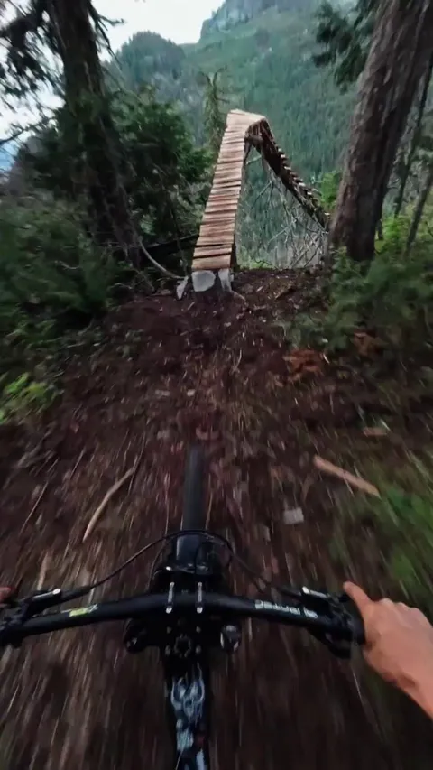 POV: Brage Vestavik riding in a forest