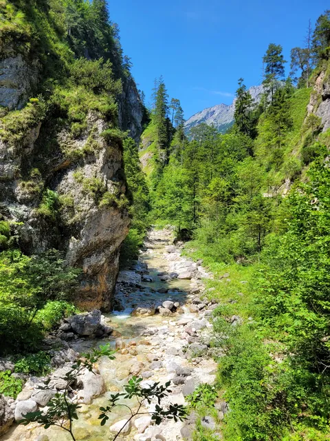 Almbachklamm located in the Berchtesgaden region of Bavaria, Germany. [3024x4032][OC]