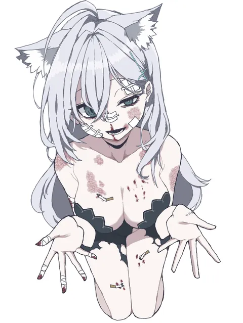 You can strap me down to the chair again if you want… I’ve got another set of fingernails to give~