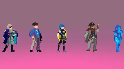 The NPCs of our game Sodaman. Does their appearance give you an idea of their role in the game?