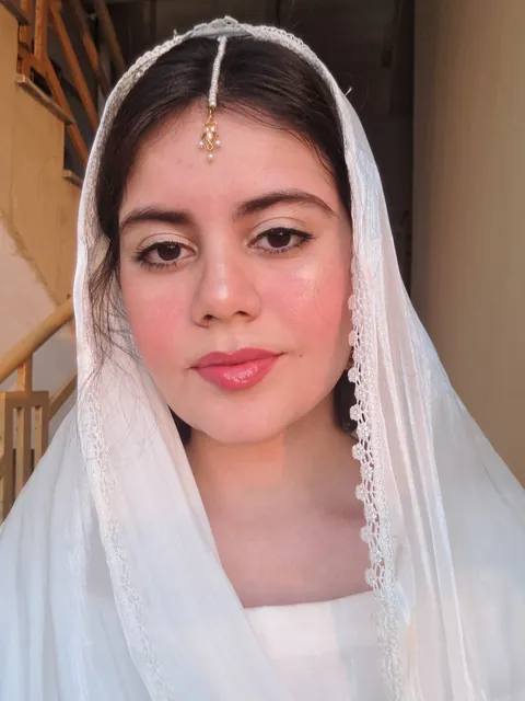 My attempt at simple South Asian wedding makeup