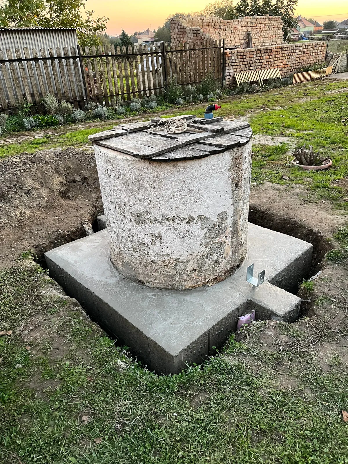 My garden well project