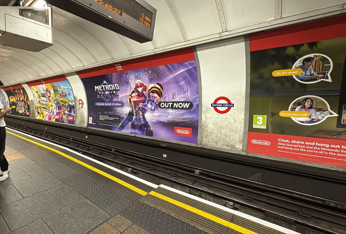 Metroid Prime 4: Beyond OUT NOW advert spotted in London Underground. No offical release date has been given by Nintendo