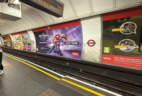 Metroid Prime 4: Beyond OUT NOW advert spotted in London Underground. No offical release date has been given by Nintendo