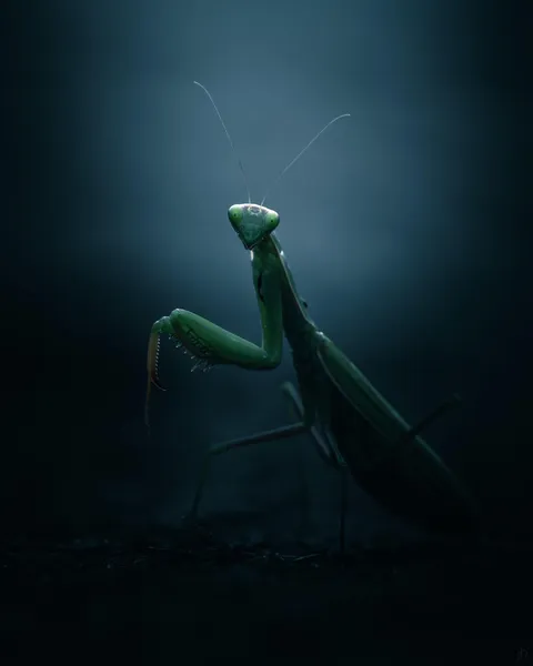 ITAP of a praying mantis