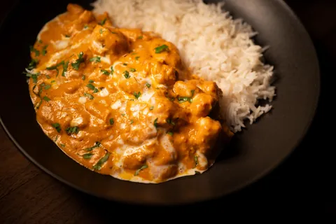 Made smoked butter chicken