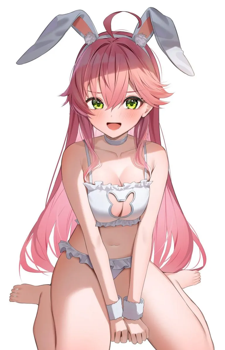 Cute bunny Sakura Miko